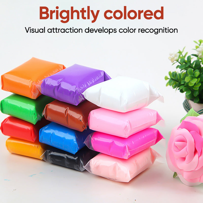 🎨 KAUF 2 ERHALTE 1 GRATIS! 🎁 36-Farben Ultraleichte Knete – Sicher, ungiftig & weich – Perfekt für Kreativität & Bastelprojekte für Kinder 🌈