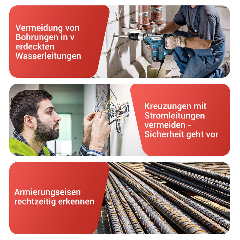 🔍Multifunktionaler Handheld Metall- & Wanddetektor