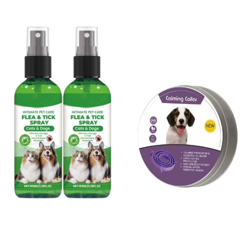 🍃Natürliches Floh- und Zeckenspray für Hunde und Katzen🐾 Schützen Sie Ihr geliebtes Haustier vor Schädlingen
