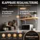 🔥 NUR FÜR KURZE ZEIT: 50% RABATT 🧱 Sekundenschnell aufklappbare Mehrzweck-Konsole – Für mehr Ordnung in Küche oder Arbeitszimmer im Handumdrehen📚