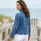 🔥 LIMITIERTE AKTION: -50% ✨ Damen-Jeansjacke mit Rüschen – leichter Luxus-Look für jeden Tag 💫