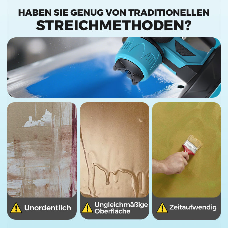 🔥🔥50 % Rabatt + Gratisversand! 💥 🎨 Kabelloses elektrisches Farbspritzgerät – Schnell, sauber und effizient