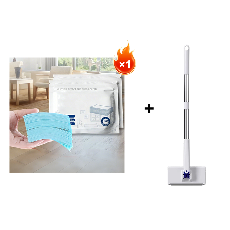 🧹🥳 SCHLUSSVERKAUF 2026 – 50% RABATT! Wasserlösliche Bodenreinigungstücher, 120 Stück – Kein Abmessen, glänzende Böden – Über 50.000 verkauft ✨