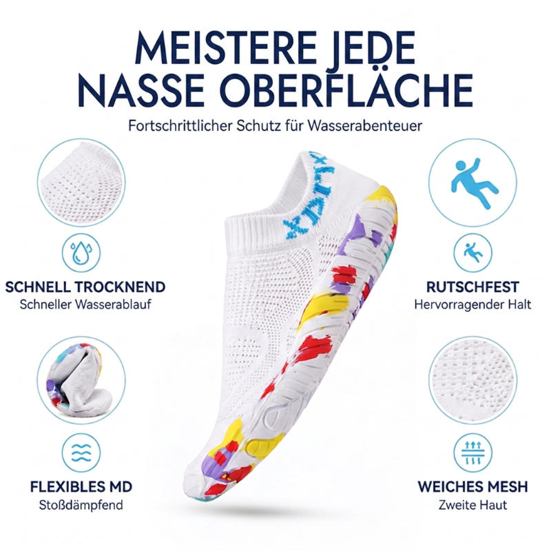 💎 50% RABATT! 💎 Unisex atmungsaktive, schnell trocknende Watschuhe – Rutschfest, Leicht & Ideal für Wasser und Outdoor 🌊👟