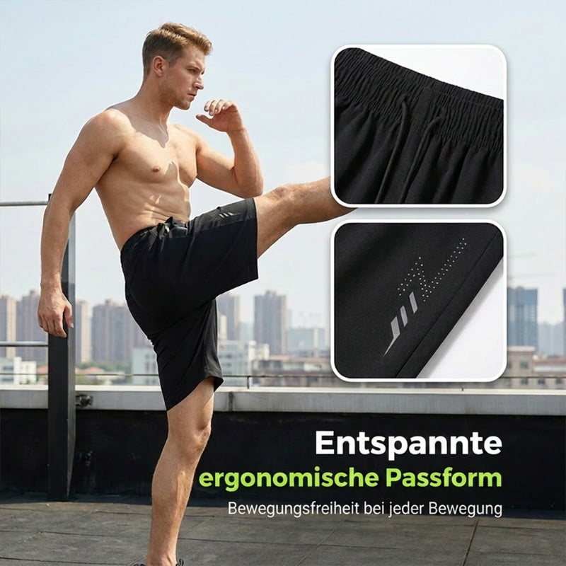 🔥Kostenloser Versand & 50 % Rabatt🔥Schnelltrocknende Herren-Sportshorts – Leicht, atmungsaktiv & perfekt für Workout, Laufen & Freizeit ✨