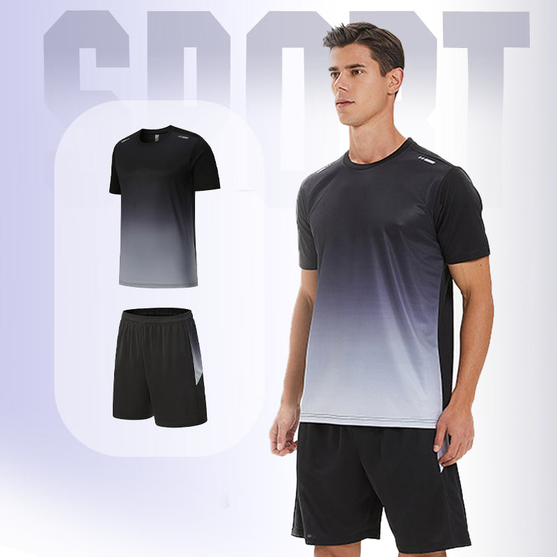 🎁Sommer Hot Sale 50% OFF☀️💦Sport-Set für Herren mit T-Shirt & Shorts – atmungsaktiv & schnelltrocknend