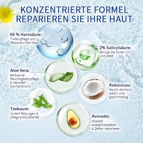 🔥LETZTER TAG 50 % RABATT & Feuchtigkeitsspendende und rissfreie Fußcreme
