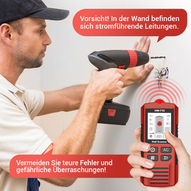 🔍Multifunktionaler Handheld Metall- & Wanddetektor