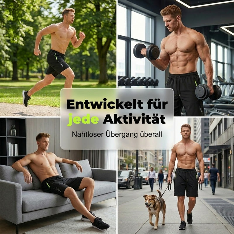 🔥Kostenloser Versand & 50 % Rabatt🔥Schnelltrocknende Herren-Sportshorts – Leicht, atmungsaktiv & perfekt für Workout, Laufen & Freizeit ✨