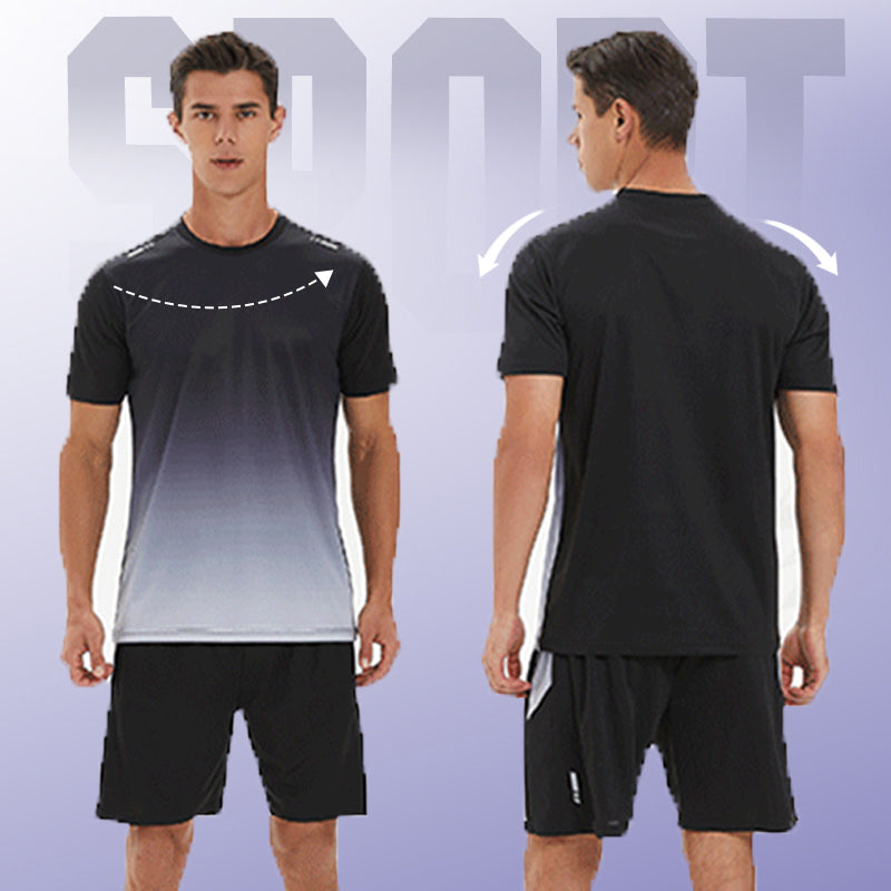 🎁Sommer Hot Sale 50% OFF☀️💦Sport-Set für Herren mit T-Shirt & Shorts – atmungsaktiv & schnelltrocknend