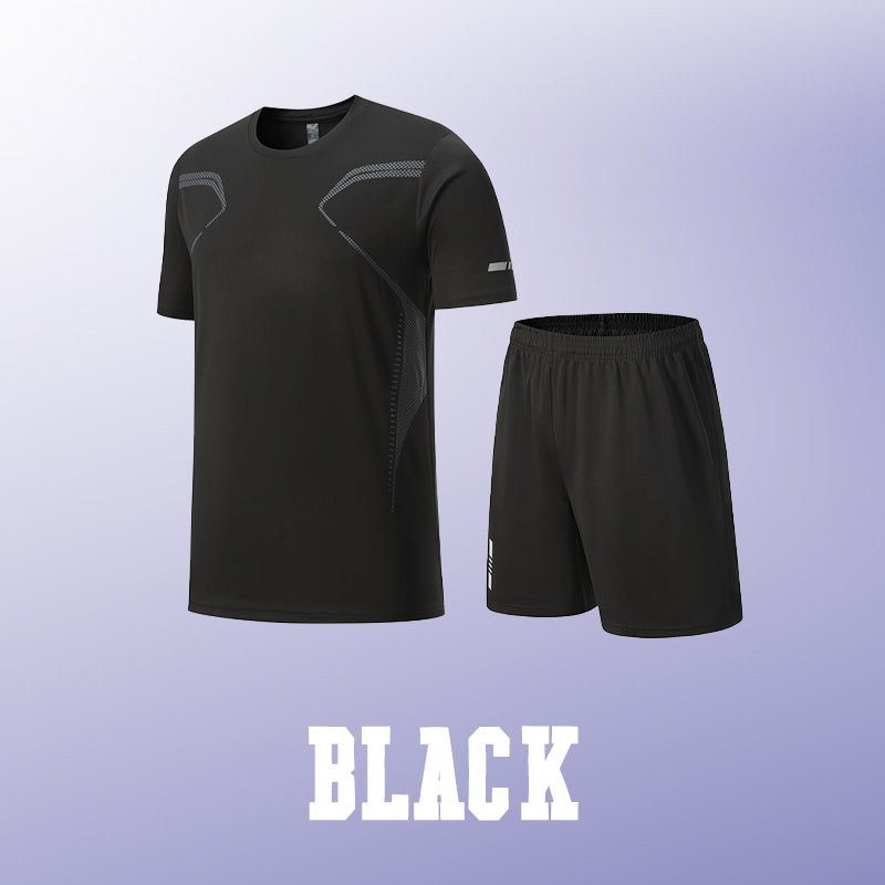 🎁Sommer Hot Sale 50% OFF☀️💦Sport-Set für Herren mit T-Shirt & Shorts – atmungsaktiv & schnelltrocknend