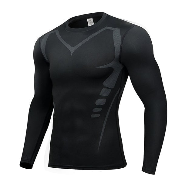 👕50 % RABATT!💪 Ion Shape Langarmshirt – Slim Fit, Ionic-Technologie, stärkt das Selbstbewusstsein