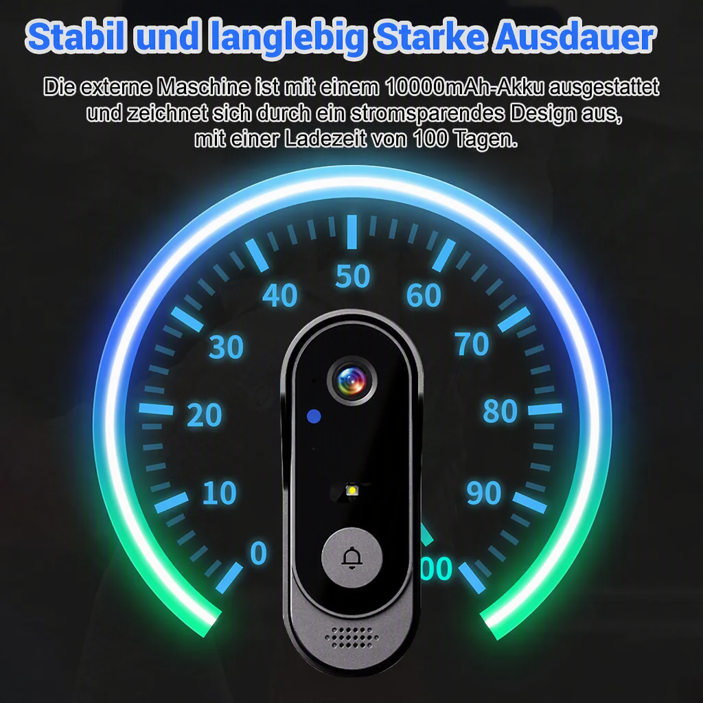 📹💎70% RABATT! Drahtlose Türklingel-Kamera – 1080P HD, 170° Weitwinkel & IPX65 wetterfest – Für mehr Sicherheit und Kontrolle an Ihrer Haustür 🏡