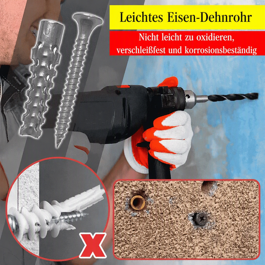 📢📢MEHR KAUFEN MEHR SPAREN🔩Aufgerüstete Gezahnte Eisen-Expansionsschraube