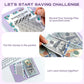 ⏰Letzte 4 Stunden 70 % Rabatt🎁100 Umschlag-Spar-Challenge-Buch✉️💸