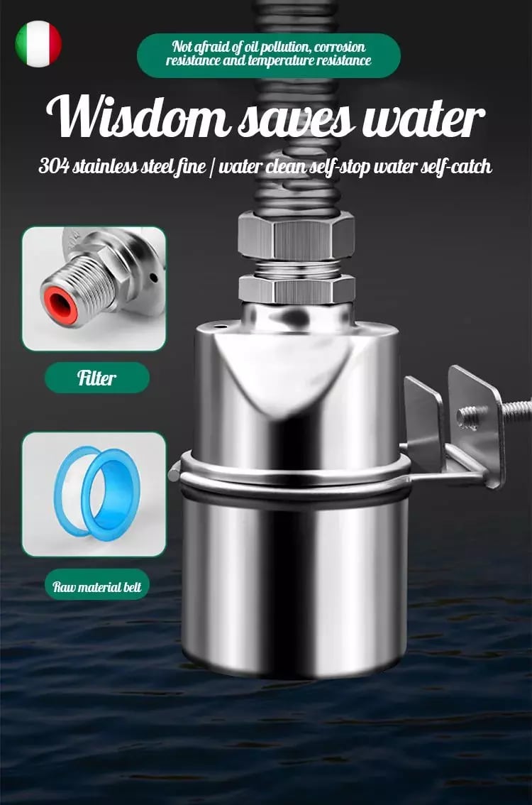 🚰 KAUFE 2, ERHALTE 1 GRATIS! 💧 Vollautomatisches Schwimmerventil – 304-Edelstahl, korrosionsbeständig & präzise – Ideal für Wassertanks & Behälter ✨