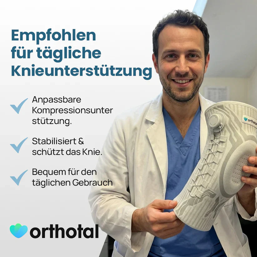 ⏰ Nur noch heute 50% Rabatt! 💥 Intelligente Knieorthese mit verstellbarem Kompressionsknopf | Atmungsaktives Netzgewebe & Stoßdämpfender Gelring für Sport, Laufen & Gelenkschutz 🍃
