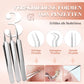⚡ 50% RABATT! ✨ EDELSTAHL-MITESSERENTFERNER - 7-teiliges Set für Tiefenreinigung, Präzisionswerkzeuge für Gesichtspflege, Sterilisierbar und Hautschonend 🌟🧴
