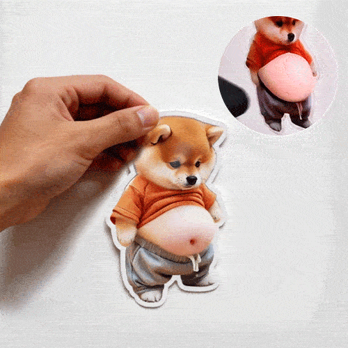 🔥🎁 2+3 GRATIS!! ✨ Warum 50.000+ Menschen diesen pummeligen Hund auf alles kleben (Es ist nicht nur süß – es funktioniert)