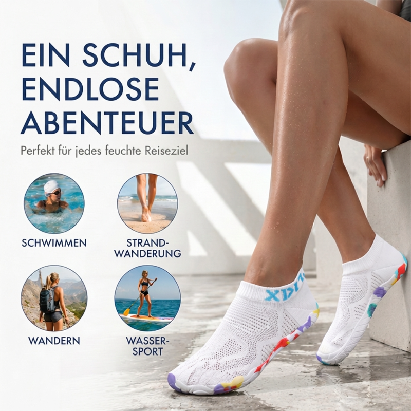 💎 50% RABATT! 💎 Unisex atmungsaktive, schnell trocknende Watschuhe – Rutschfest, Leicht & Ideal für Wasser und Outdoor 🌊👟