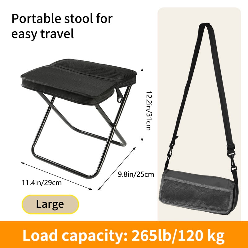 😍 50% Rabatt ULTRALEICHTER KLAPPHOCKER! 💎 Trägt 120kg & Passt in jeden Rucksack: Der perfekte Begleiter für Camping & Angeln