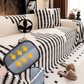 🛋️ 50% RABATT 2026! ✨ Plüsch Sofaüberwurf - Extra Dicke & Rutschfeste Decke mit Elastischen Kanten für Herbst und Winter 🍂❄️