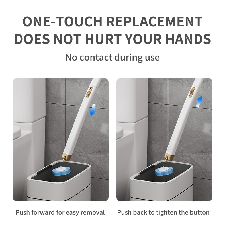 50 000+ VERKAUFT!🚽💦Innovatives Einweg-Toilettenbürstenset zur Wandmontage✨