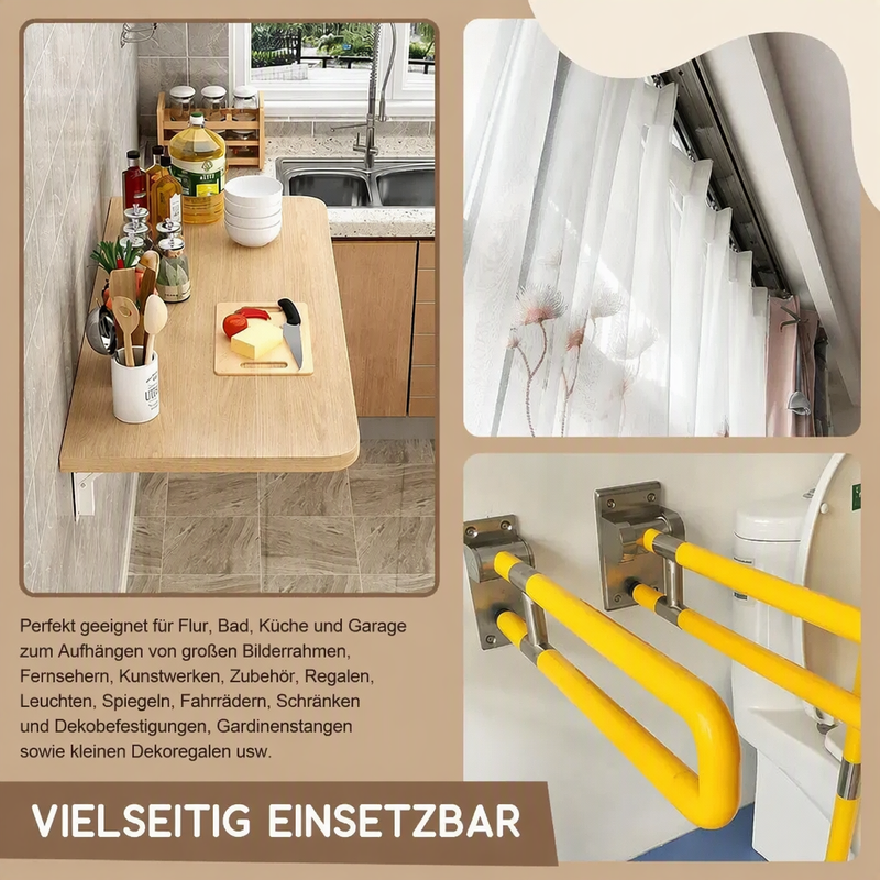📢📢MEHR KAUFEN MEHR SPAREN🔩Aufgerüstete Gezahnte Eisen-Expansionsschraube