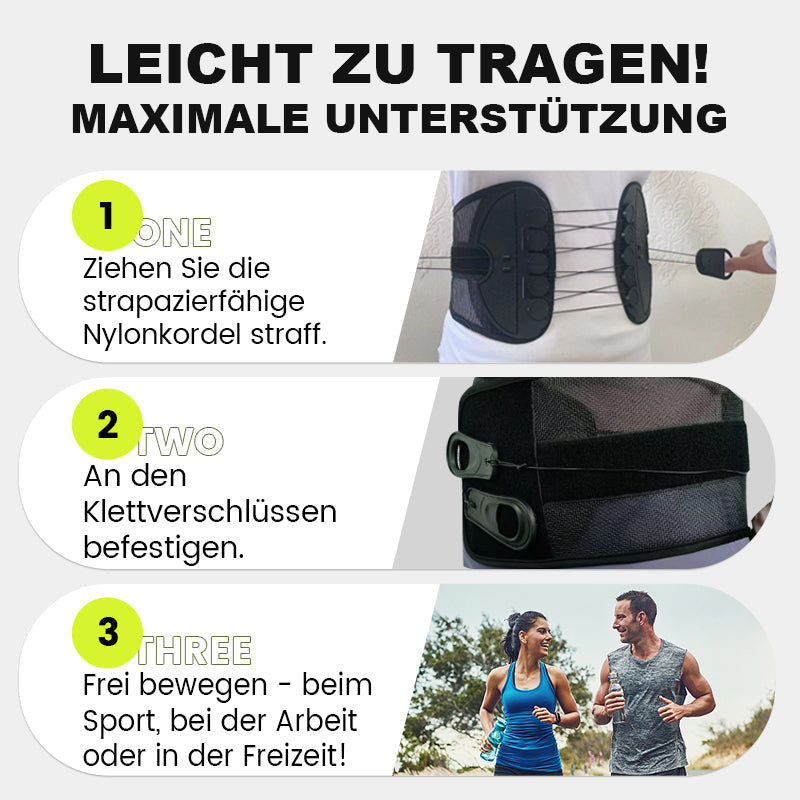 💖 50% RABATT! 🔥 Verstellbarer Lendenwirbelstützgürtel – Stütze & Entlastung ✨