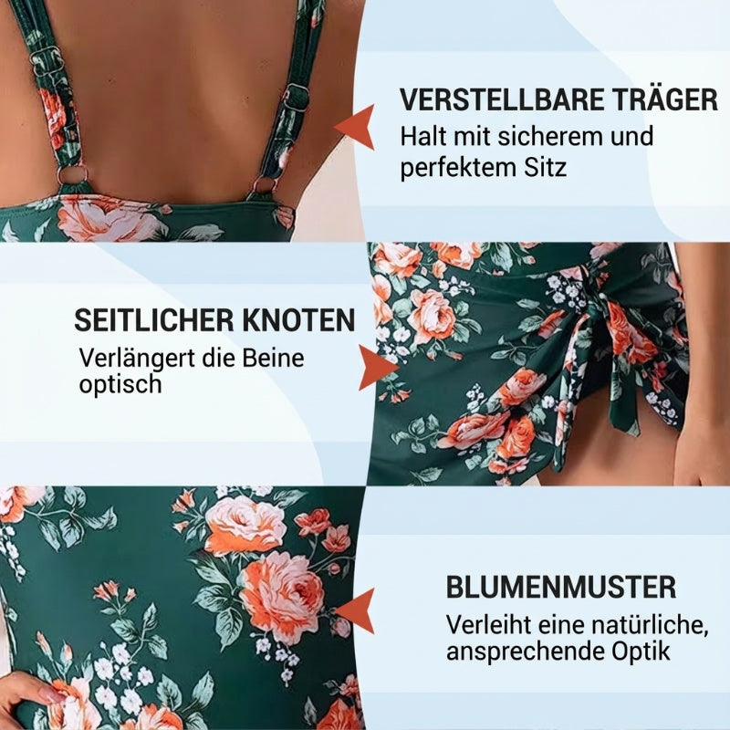 📢📢50 % Rabatt!! ⏰🩱Bademode im Sommertrend 2026👙Bauchweg-Badeanzug mit schmaler Passform und Übergröße für Damen