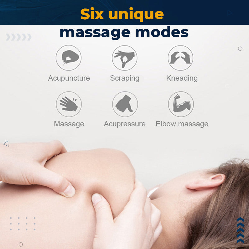 🎉 50% RABATT!🛋️ Tragbarer Mini-Massager: 6 Programme + Mikrostrom – entspannt überall (Nacken, Schultern & mehr)