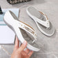 🎁2026 Neues Design der offenen Form✨🩴Weich gepolsterte Damen-Flip-Flop-Sandalen