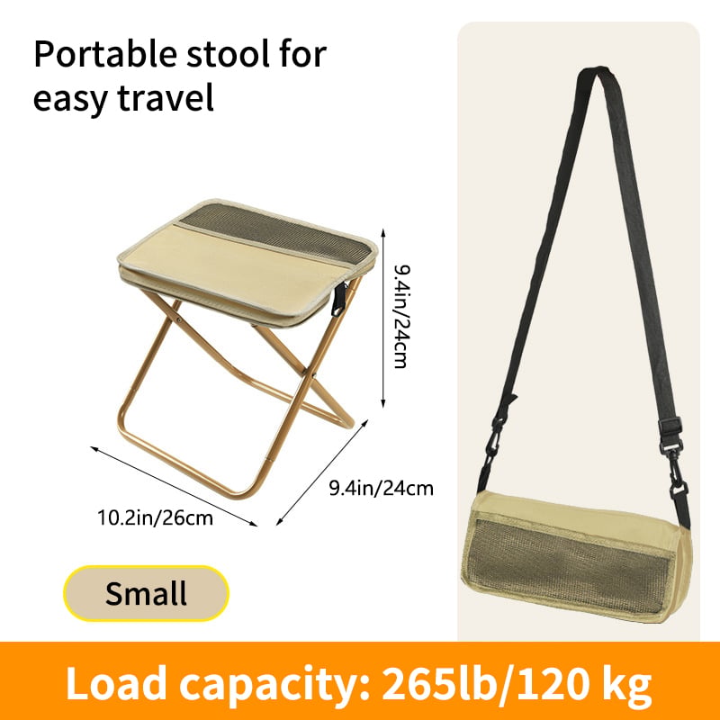 😍 50% Rabatt ULTRALEICHTER KLAPPHOCKER! 💎 Trägt 120kg & Passt in jeden Rucksack: Der perfekte Begleiter für Camping & Angeln