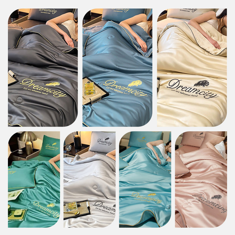 💎 50% RABATT! 💎 4-teiliges Atmungsaktives Bettwäsche-Set – Intelligente Temperaturregulierung, Kühlend & Ganzjährig Bequem 🌬️🛏️