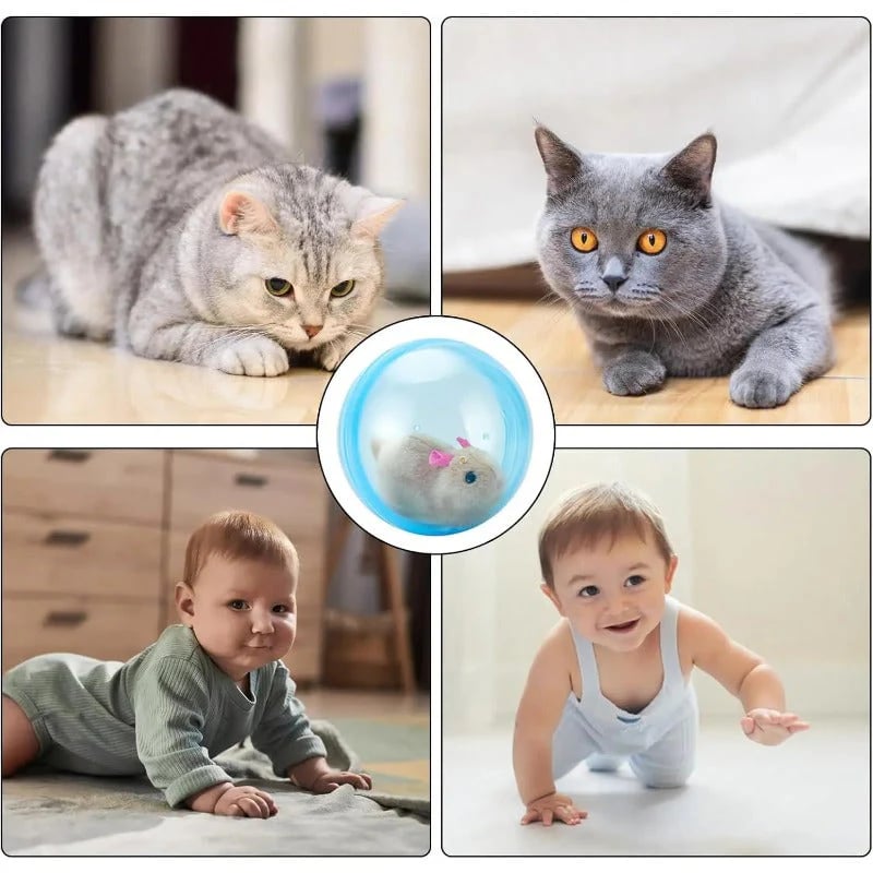 🥳2026 HEISSER VERKAUF🥳💞50K+ VERKAUFT! 💖🐱Selbstrollender interaktiver Katzenball