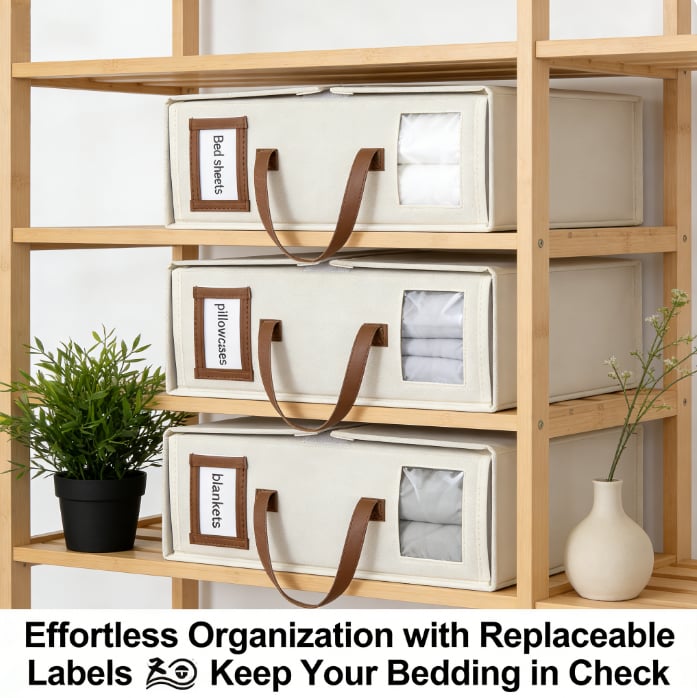 📢 JETZT 50 % RABATT!! ⏰ Faltbarer Organizer für Bettwäsche‑Sets