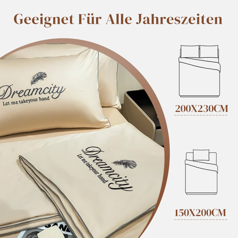 💎 50% RABATT! 💎 4-teiliges Atmungsaktives Bettwäsche-Set – Intelligente Temperaturregulierung, Kühlend & Ganzjährig Bequem 🌬️🛏️