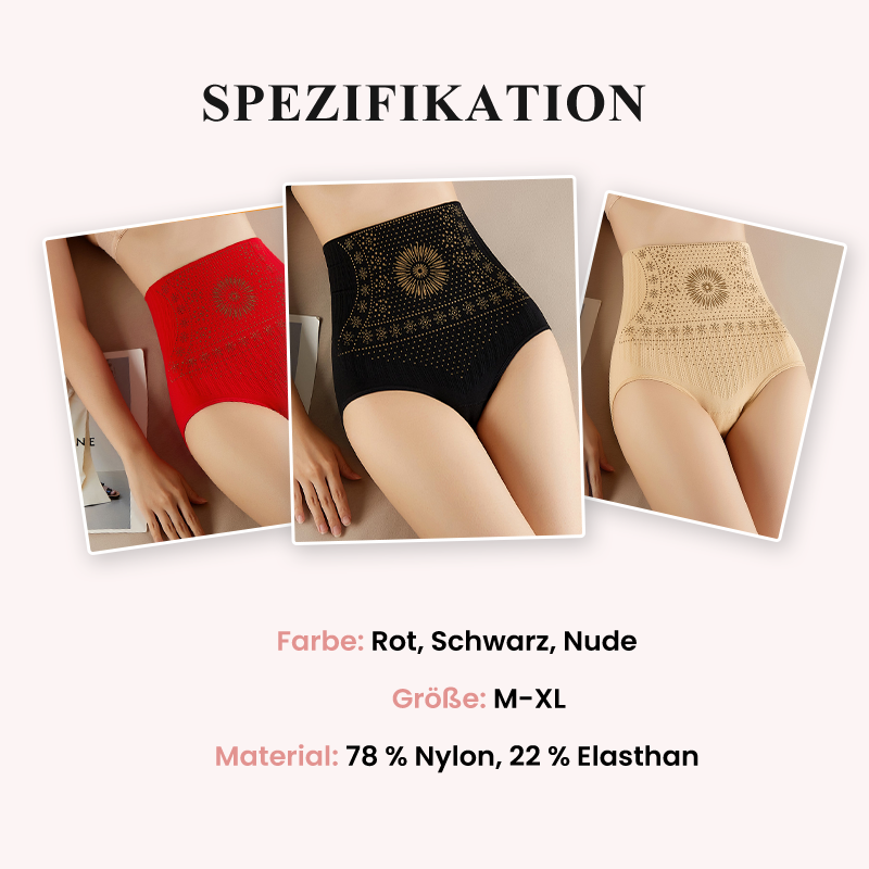 🥳 👙 Hochtaillierte formende Shorts – 360° Stützung, Bauchkontrolle & Po-Lift – nahtlos, atmungsaktiv (78% Nylon) – für Damen M-XL
