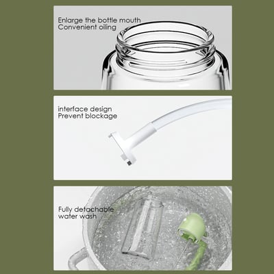 🍾 50% RABATT! ✨ 2-in-1-Sprühflasche & Ölspender aus Glas – Elegantes Design, Tropffrei & Leicht zu Reinigen 👨‍🍳