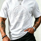 👕 50% RABATT! 🔥 Herren-T-Shirt – Strukturierter Aufdruck, reine Baumwolle & lockere Passform – Perfekt für heiße Tage oder lässige Freizeit-Looks – bequem und atmungsaktiv ✨