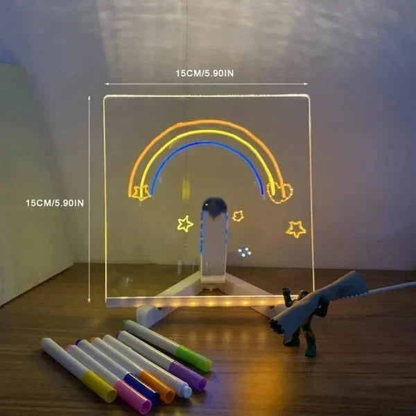 🔥🎁 50 % Rabatt!! ⏳🎨 Leuchtendes LED-Zeichenbrett für Kinder 🖼️