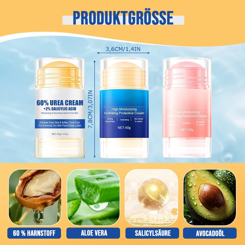 🔥LETZTER TAG 50 % RABATT & Feuchtigkeitsspendende und rissfreie Fußcreme