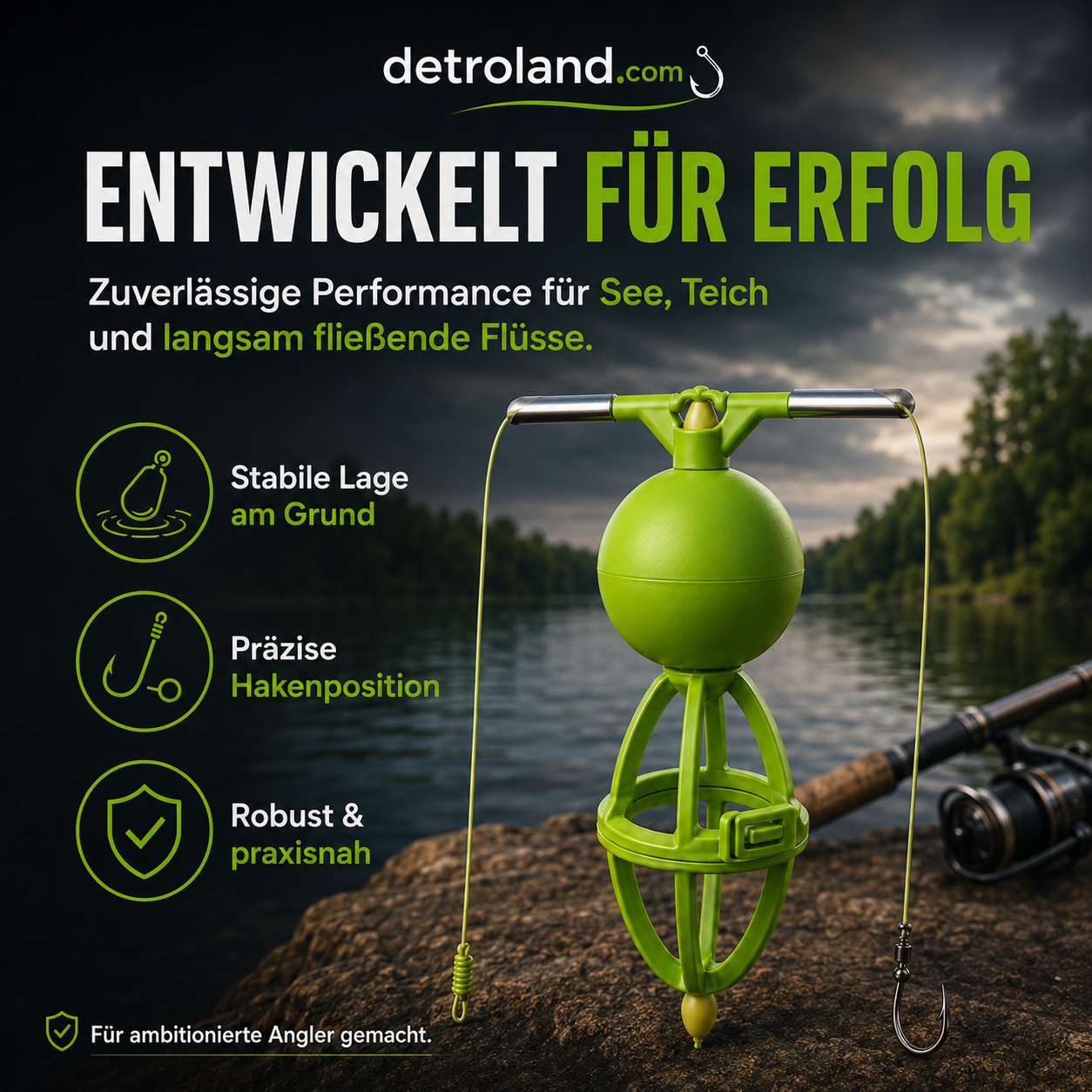 🎣✨ 50% RABATT! Verhedderungsfreies Bottom-Up-Futterkorb-Angelsystem – Fertig-Montage mit Method-Feeder & Anti-Tangle-Rig – Perfekt für Karpfen, Brasse & Friedfisch am Grund ✨