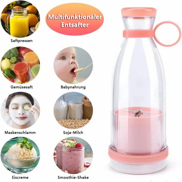 🔈🔈 50% Rabatt🎄Bestseller Tragbarer Entsafter | Frischer Saft überall und jederzeit