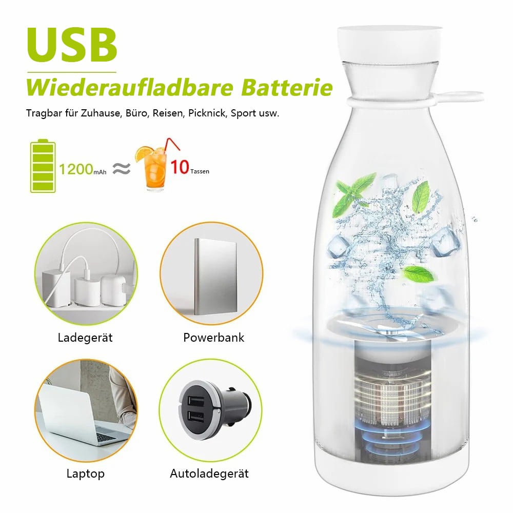 🔈🔈 50% Rabatt🎄Bestseller Tragbarer Entsafter | Frischer Saft überall und jederzeit
