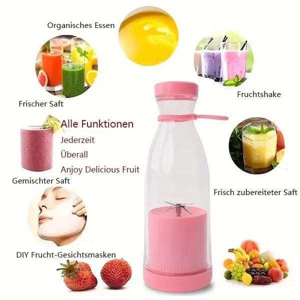 🔈🔈 50% Rabatt🎄Bestseller Tragbarer Entsafter | Frischer Saft überall und jederzeit