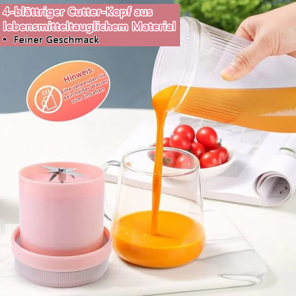 🔈🔈 50% Rabatt🎄Bestseller Tragbarer Entsafter | Frischer Saft überall und jederzeit