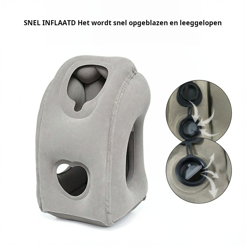 🧳 50 % sparen! 💤 Aufblasbares Reisekissen – ergonomischer Komfort für unterwegs ✨