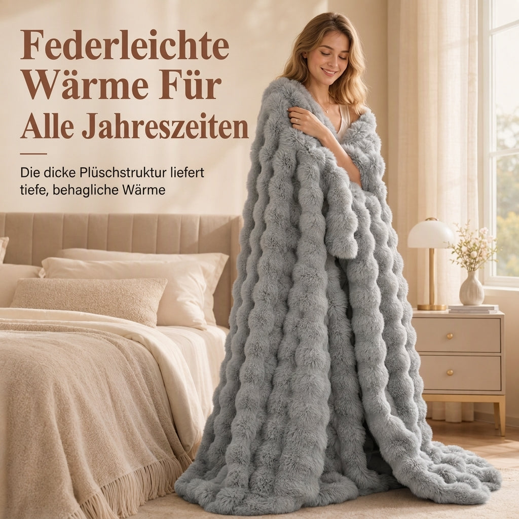 ⏳Zeitlich begrenztes Angebot⏳ Flauschige Wendedecke in mehreren Größen und Farben