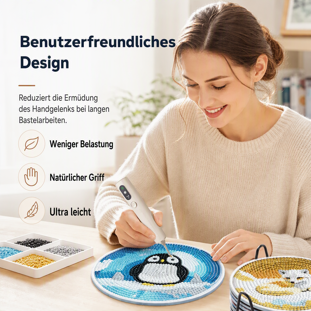 💎🖊️ Elektrischer Diamantstift, Spezialwerkzeug für Diamantmalerei und DIY-Bastelarbeiten